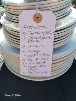 Large Set Of White Ironstone 