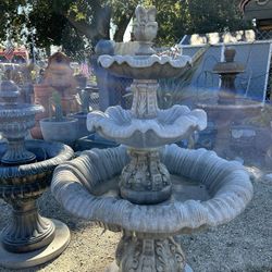 New Water Fountain Made Out Of Cement Perfect Gift 💝 