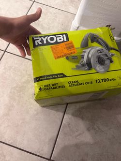 Ryobi 4-Inch Hand Held Tile Saw
