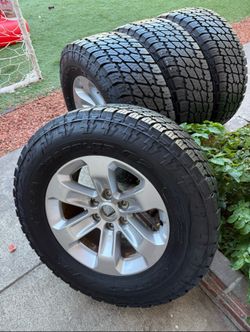 Chevy Silverado rims and tires Yukon sierra Denali
