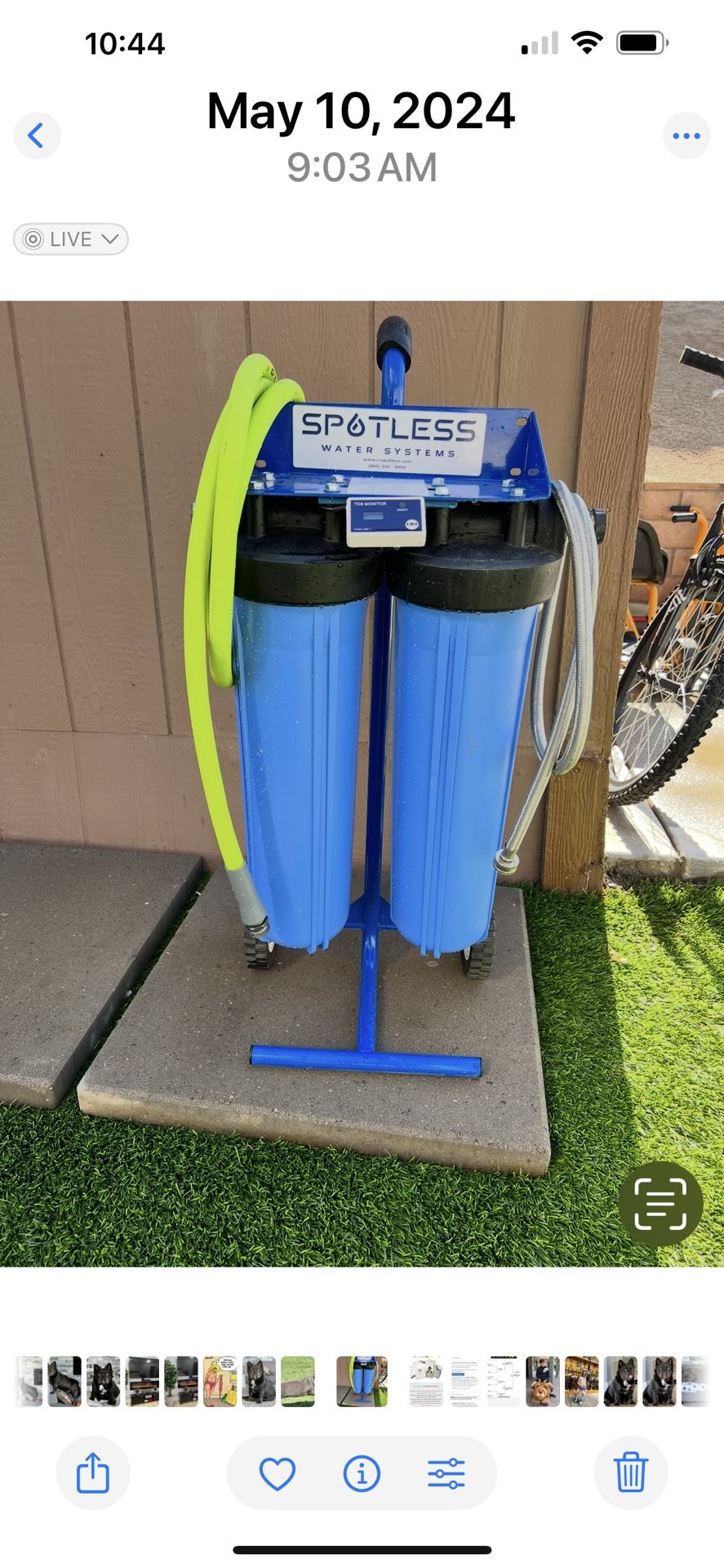 Spotless Water System.