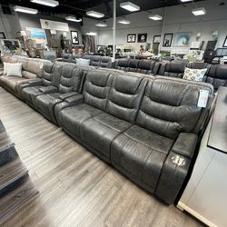 Power Reclining Sofa & Loveseat (wireless Charger / Power Headrest)