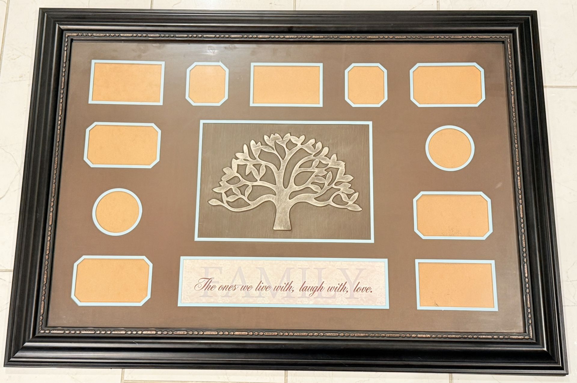 Large Family Picture Frame. New. Never Used.