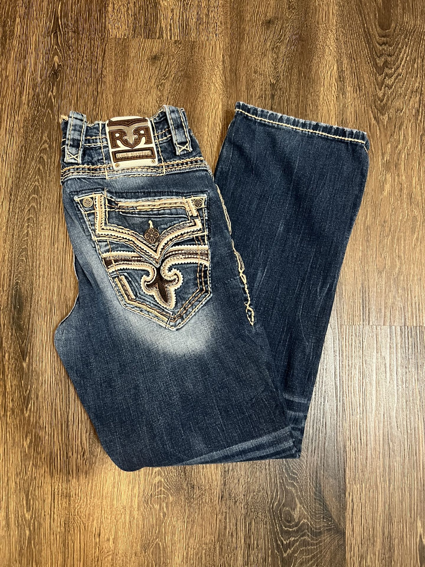 Exclusive Rock Revival Jain Boot Stretch Jean