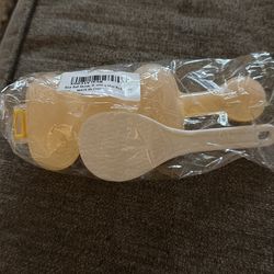 Rice ball mold with rice scoop