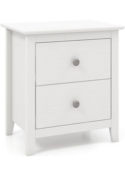 White nightstand