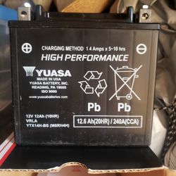 Yuasa YTX14H-BS High Performance AGM Battery

New