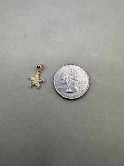 14k Starfish Charm