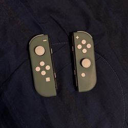 Custom Painted Forest Green Nintendo Switch Joycons 
