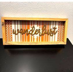Wanderlust sign