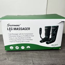 Leg Massager with Air Compression & Heat, Calf & Foot Massager