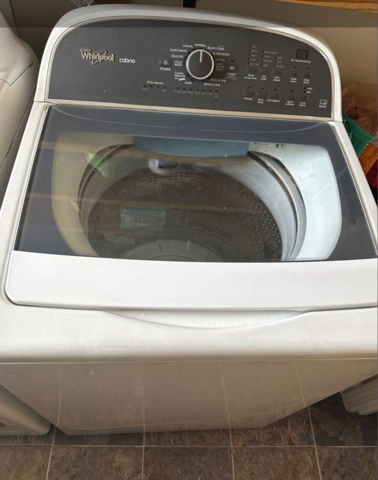 USED WHIRLPOOL CABRIO TOP LOAD WASHER MACHINE