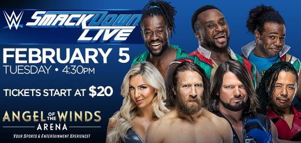WWE Smackdown Live - Second Row, Floor seats right next to Ring! (Floor BB, Row 2 - Second Row!!)