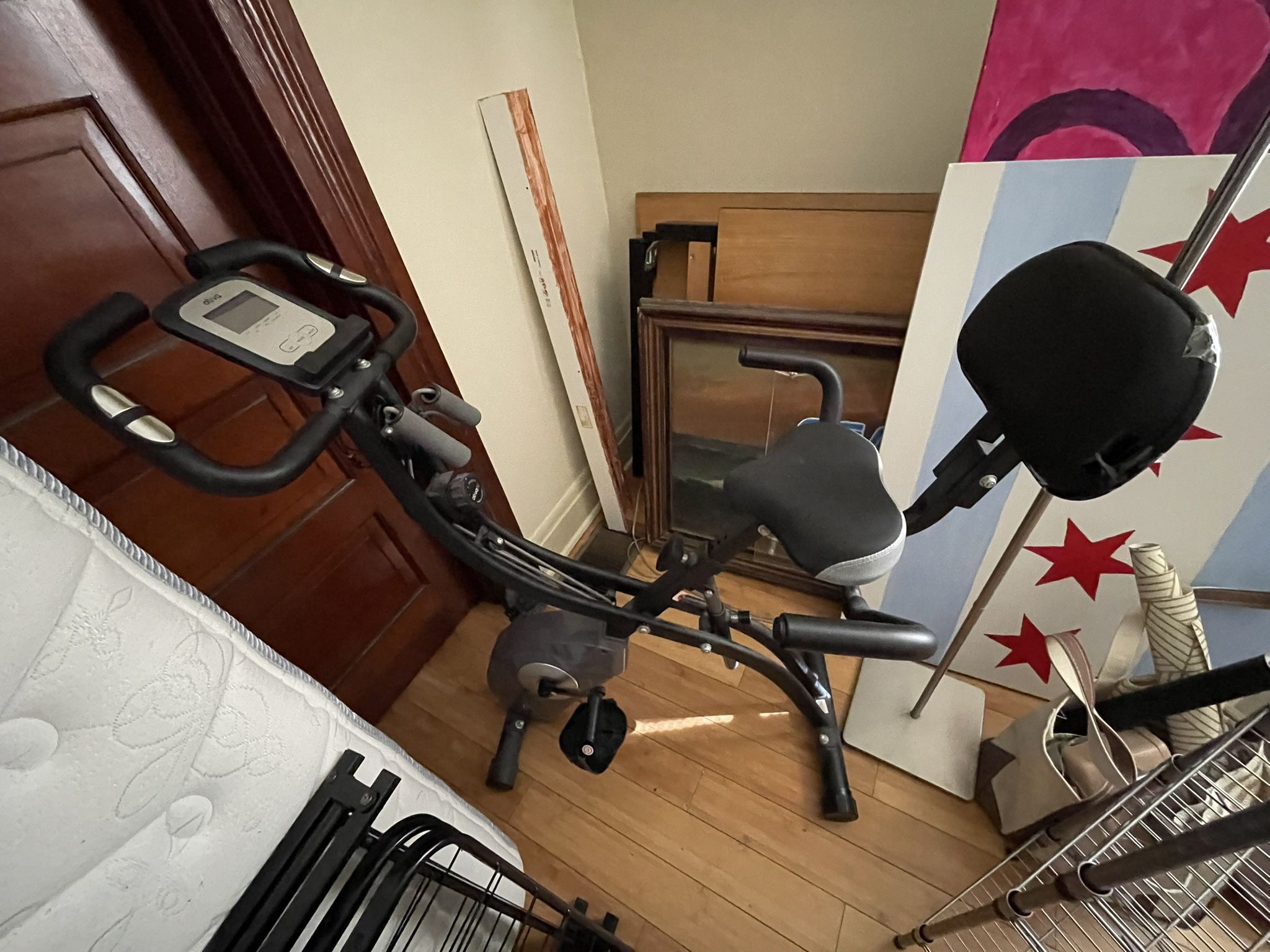 Exercise Bike With Resistance Arm Bands
