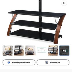 3 Tier Glass  Entertainment Center 