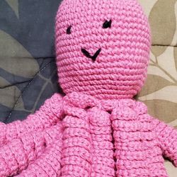 Handmade Crochet Octopus Plushie