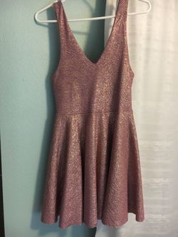 Cute sparkley purple pink dress size small