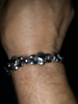 Skull and bones bracelet