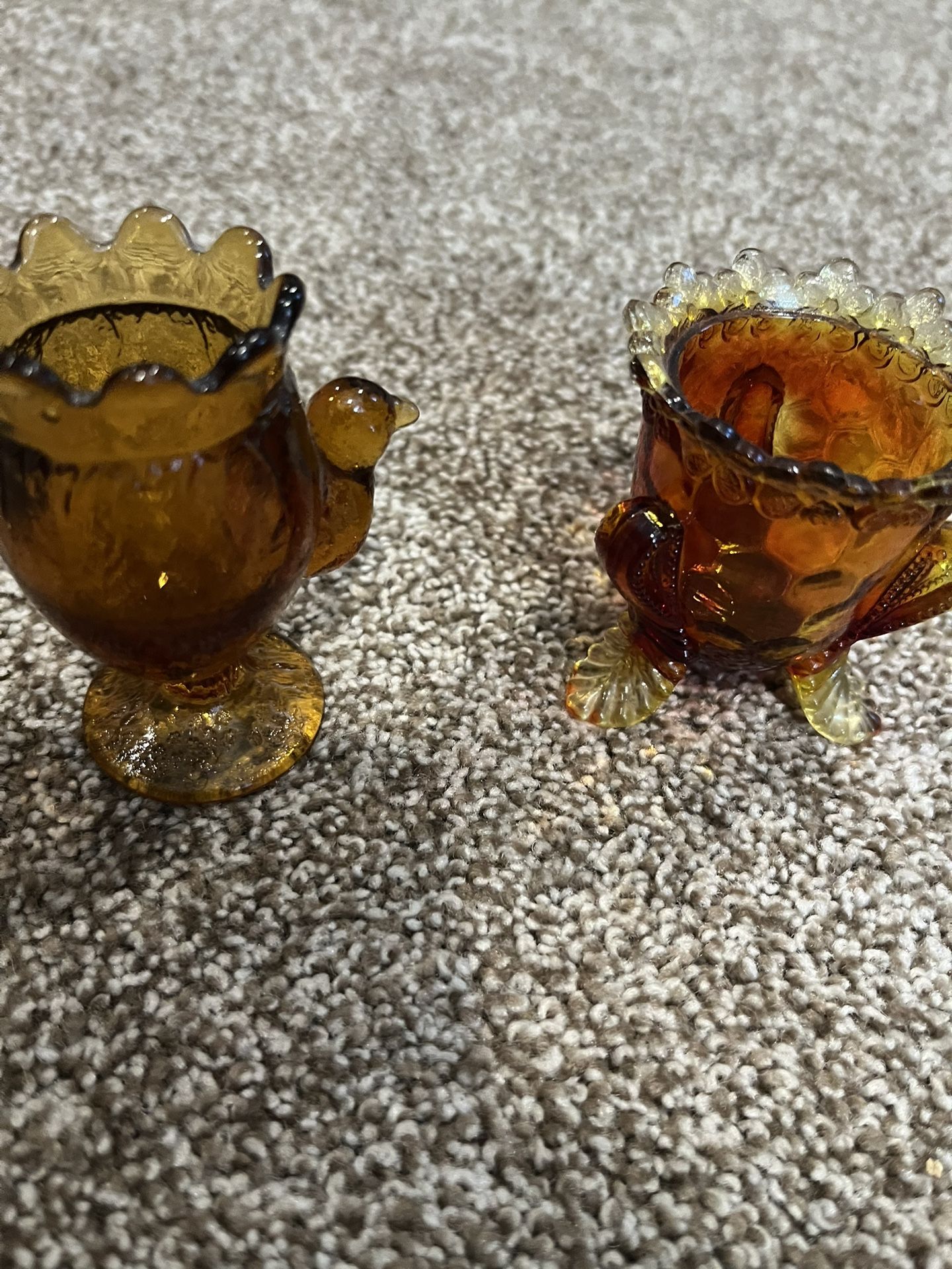 Small Amber Colored Trinkets