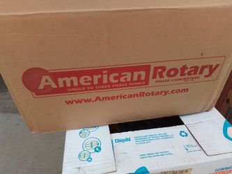 American Rotary ADX10 10 hp rotary phase converter new in box