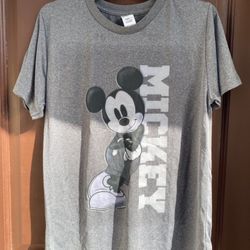 Mickey Mouse Lean Gray T-shirt L