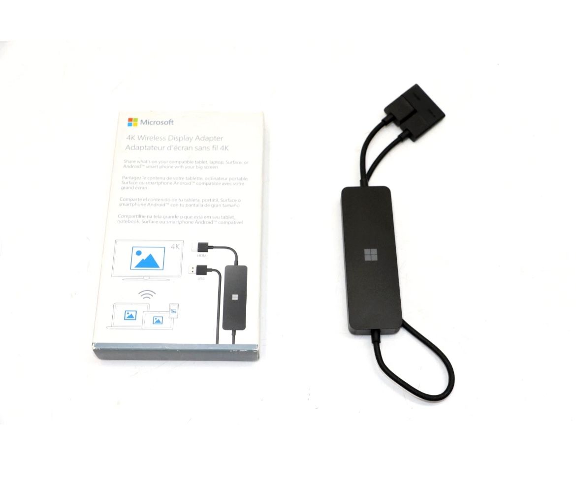 Microsoft 4K Wireless Display Adapter v3 w/ Miracast (UTH-00001) (Model 1942)