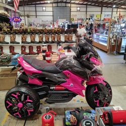 Kids Ride On Car Power Wheel With Bluetooth Led Lights 