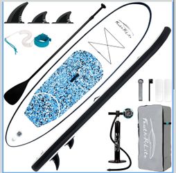 New Inflatable Ultra-Light 10ft Stand Up Paddle Board Premium SUP Paddleboard + Bag Pump Accessories Non-Slip