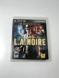 L.A. Noire (Sony Playstation 3 PS3, 2011) PS3 CIB Complete