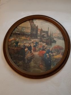 Vintage Country Scene Framed Picture