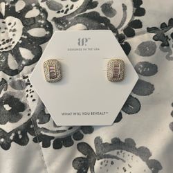 Rose Quarts Ear Rings