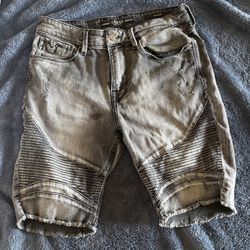 Gray Guess Slim Shorts