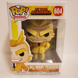 Funko Pop! Animation My Hero Academia All Might (Teacher) #604 Vinyl Figure