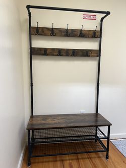Coat Hanger/Shoe Rack Mud Room