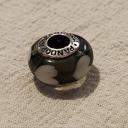 NEW Authentic Pandora Murano Glass Sterling Silver Charm Bead.  From a clean and smoke-free household.  Shipping or Pick Up Only at 23rd Street in Wat