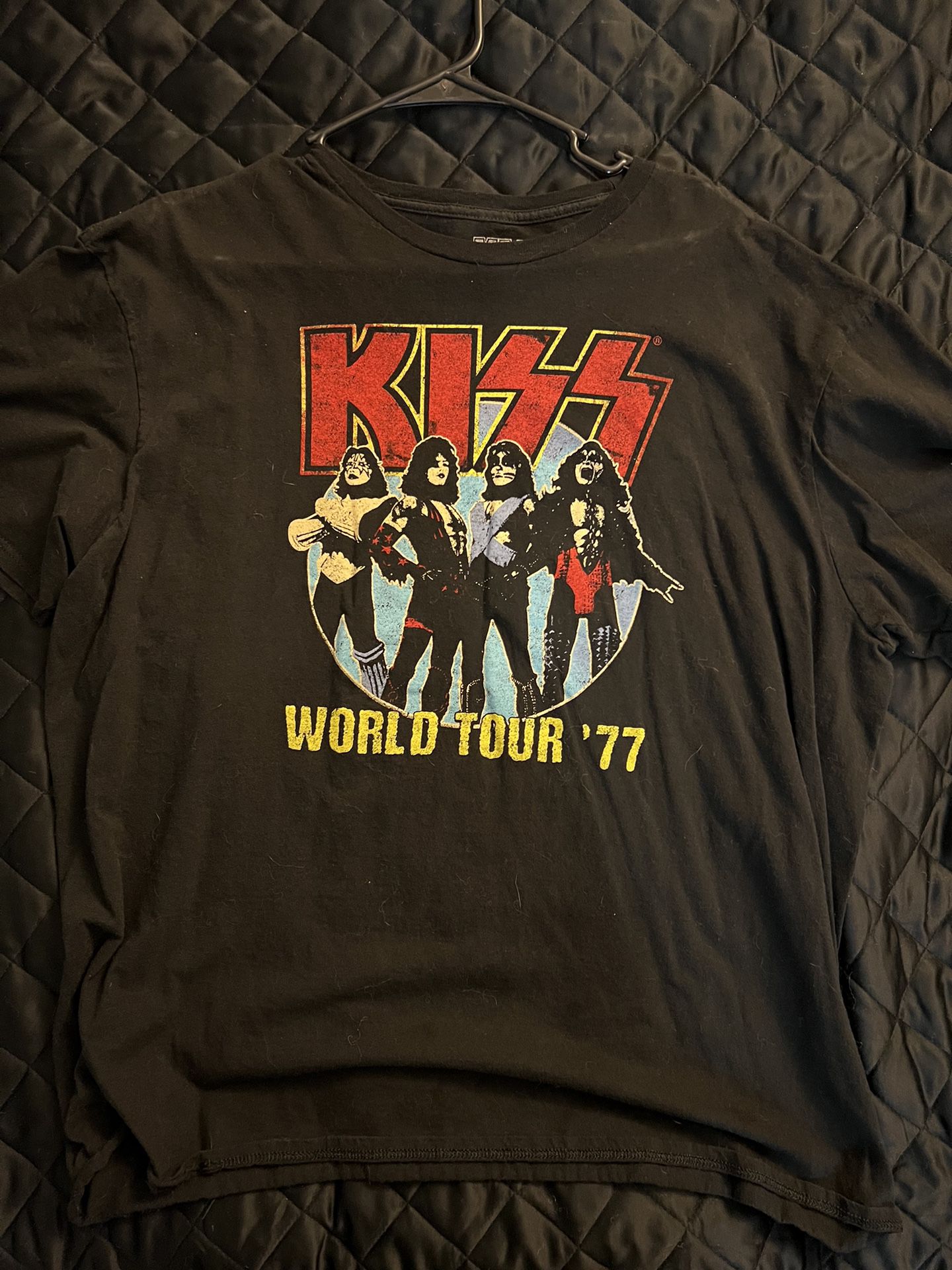 Retro Kiss 1977 World Tour Men’s Tshirt