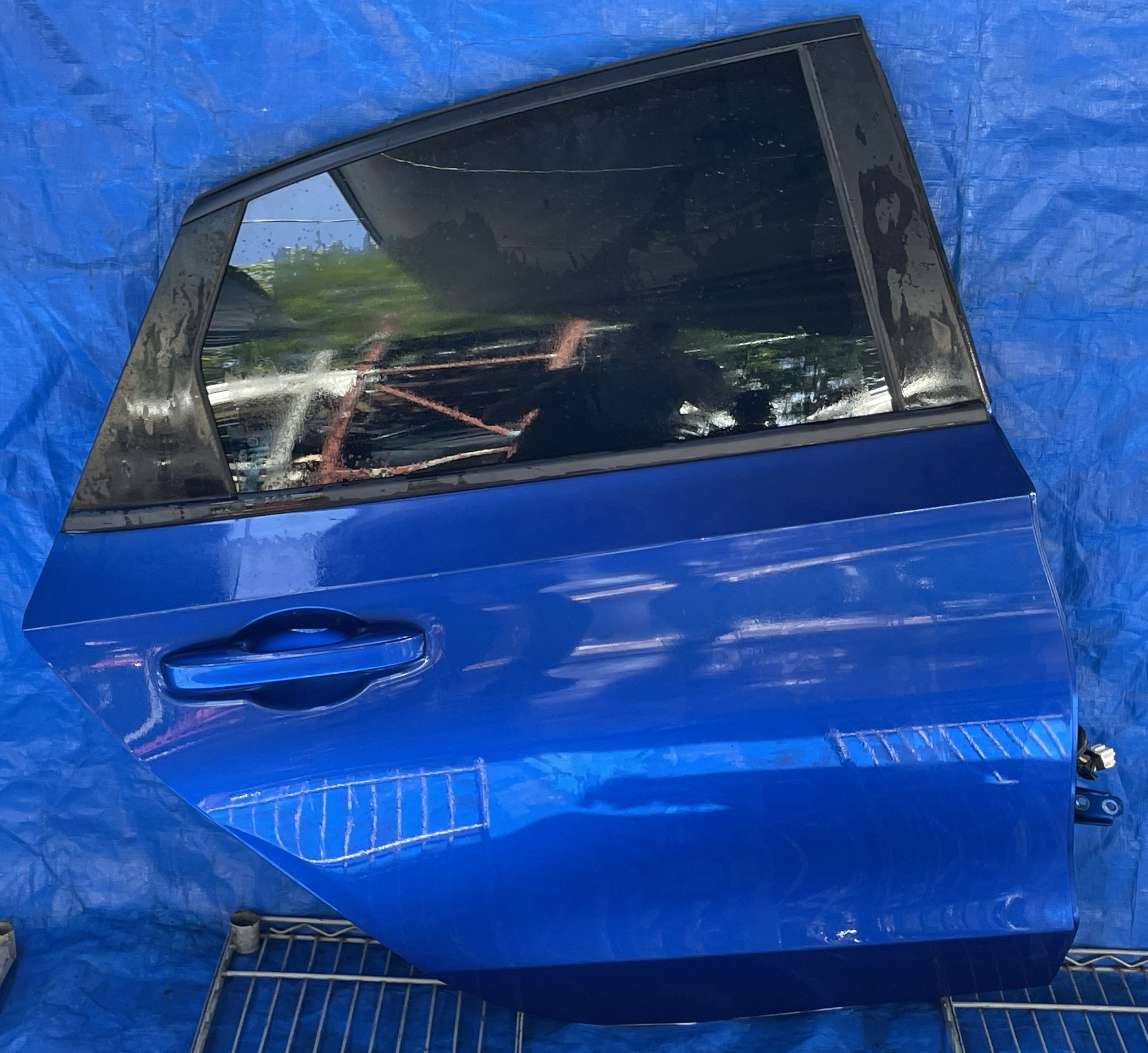 HONDA CIVIC REAR RIGHT PASSENGER SIDE DOOR ASSEMBLY BLUE 2022-2024
