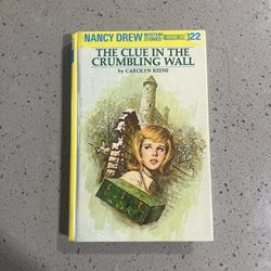The Clue In The Crumbling Wall Nancy Drew Hardcover