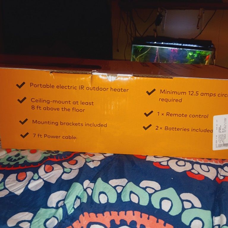 HEATER Infrared Indoor/Outdoor 🔥!1500w