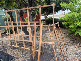 Trellis and extra wood
