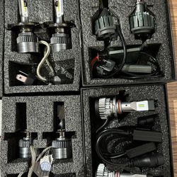 9005 LED Headlight Bulbs, 350% Brighter, HB3 LED High Beam, Mini Size LED Headlight Conversion Kit, 6000K Cool White 