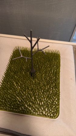 Boon Lawn Countertop Drying Rack with Stem and bottle