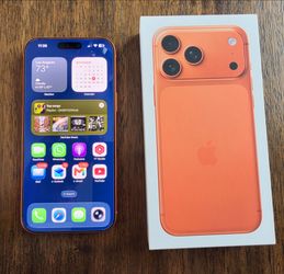 iPhone 17 Pro Max Cosmic Orange 100% Battery