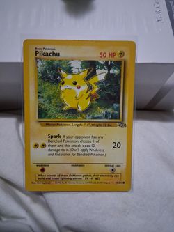 Pikachu Pokémon Card 60/64 Jungle Set