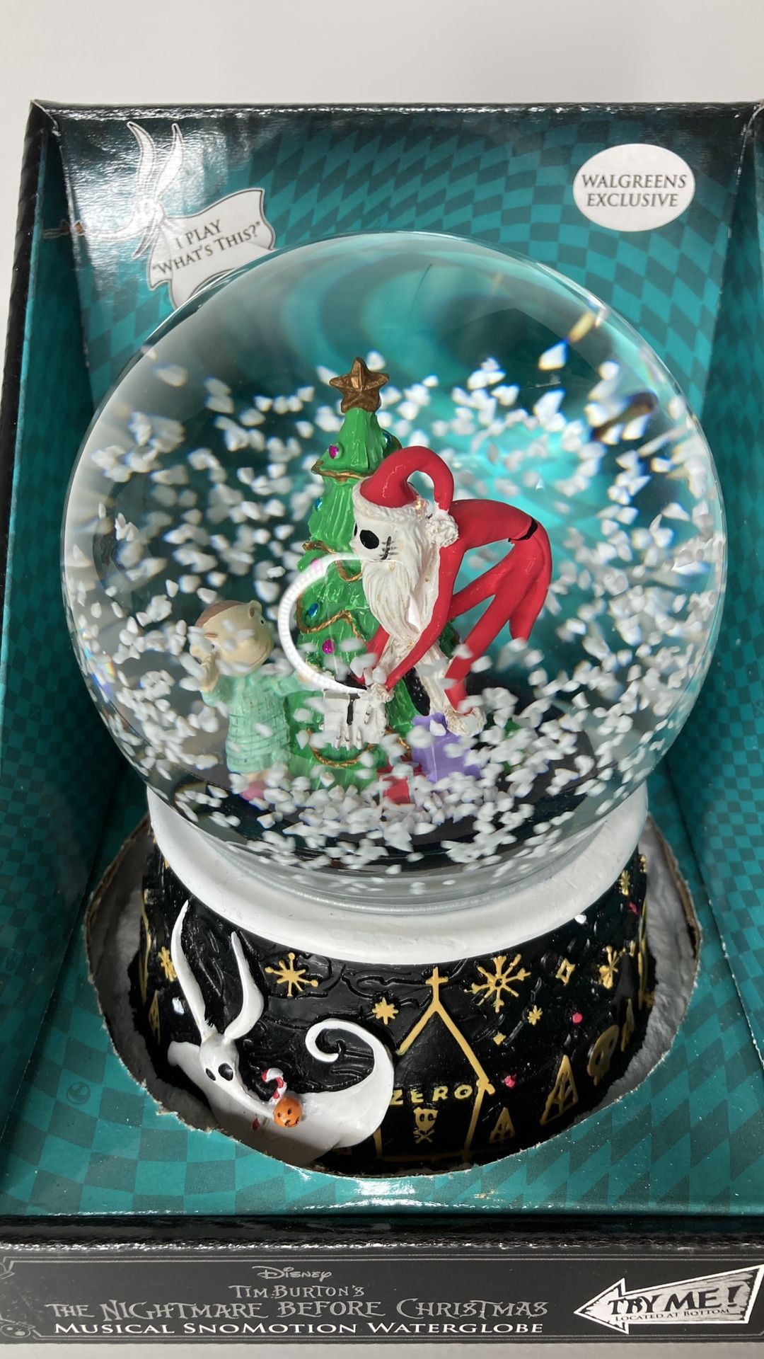 NEW Jack and Timmy Musical Swirling Snow Globe