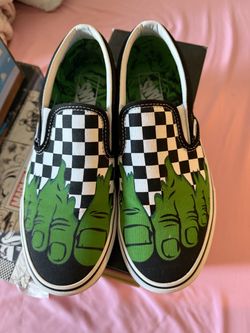 Vans x Marvel Hulk slip ons
