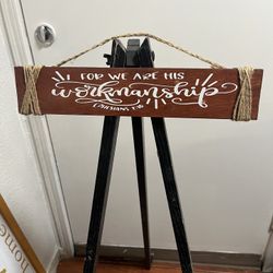 Wooden Sign