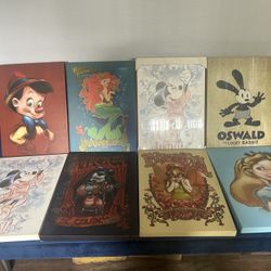 Vintage Disney Store Canvases Wall Art Studio Collection Lot Of 8