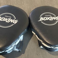 Valleycomfy Boxing Curved Focus Punching Mitts- Leatherette