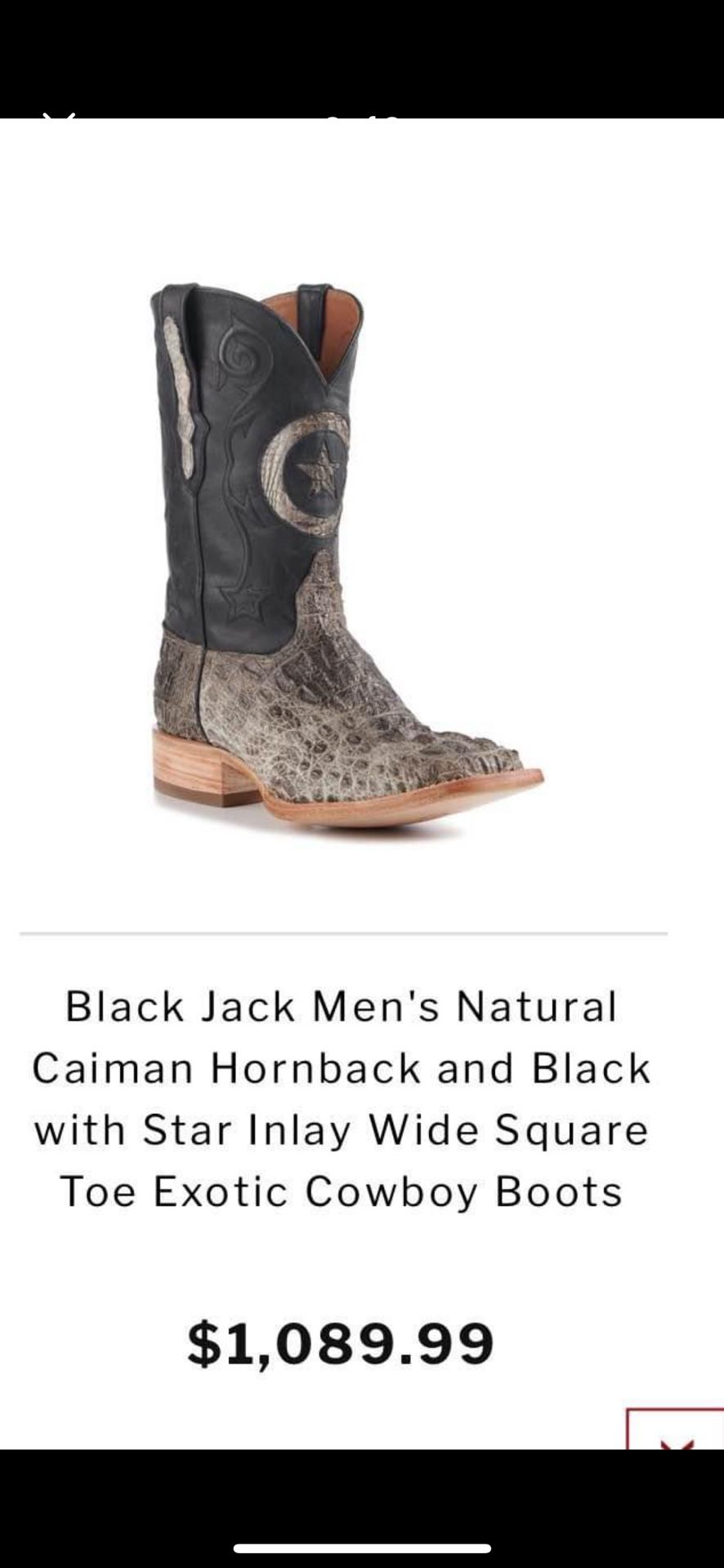 Black Jack Boot 450$ Or Best Offer  Size 11
